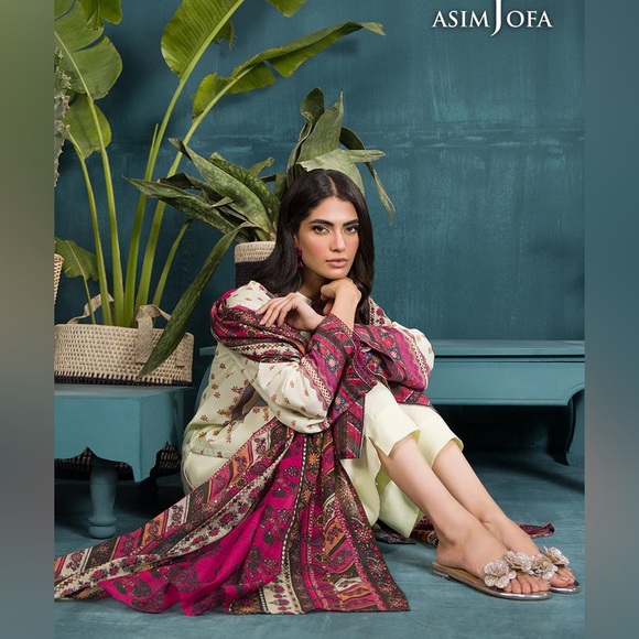 Pakistani Indian shalwar kameez women dress party wear stitched 3 piece - Picture 4 of 7